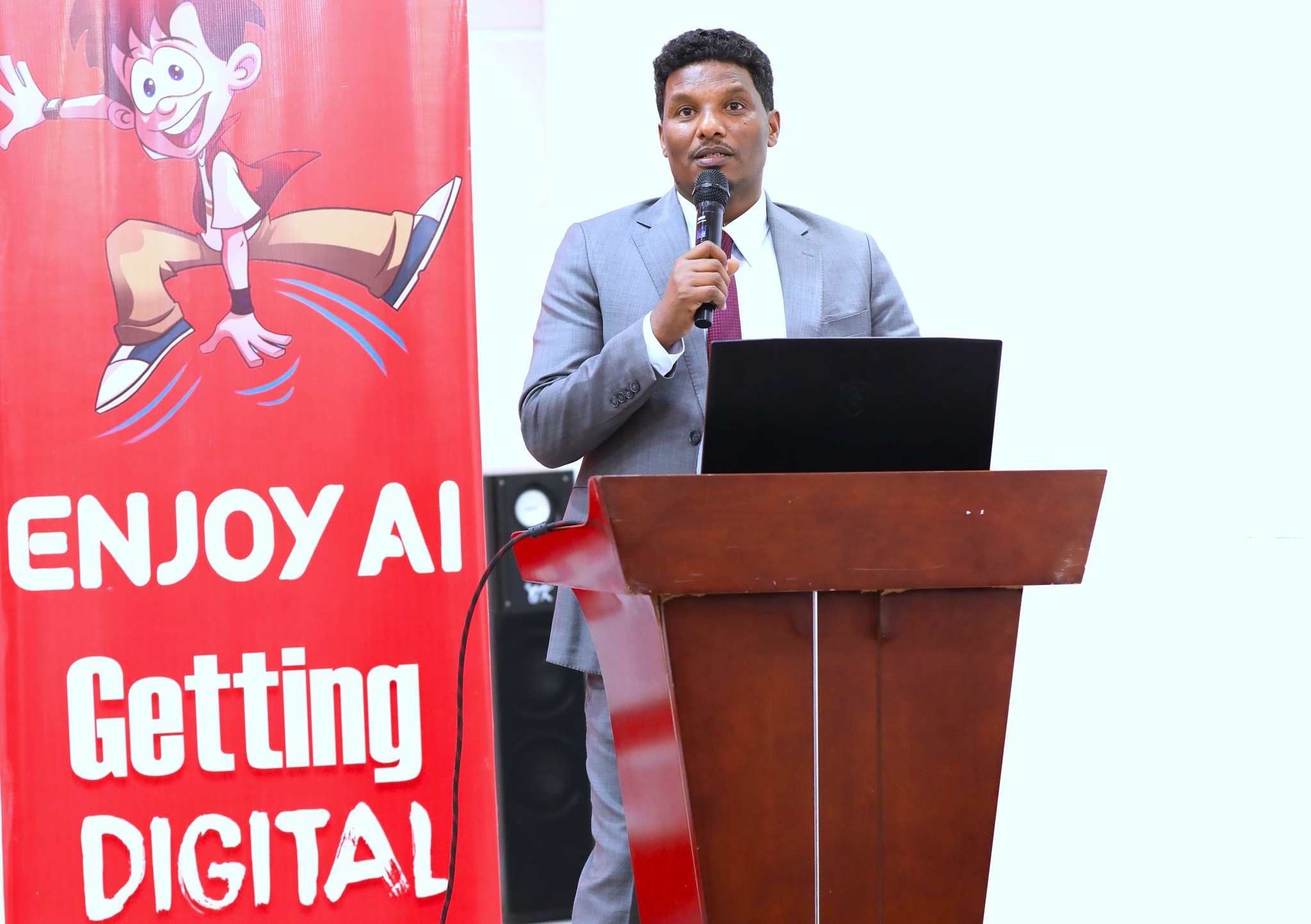 Ethiopian youth have started to make their country better by being competitive in technology and creativity. H.E Dr. Baisa Bedada.