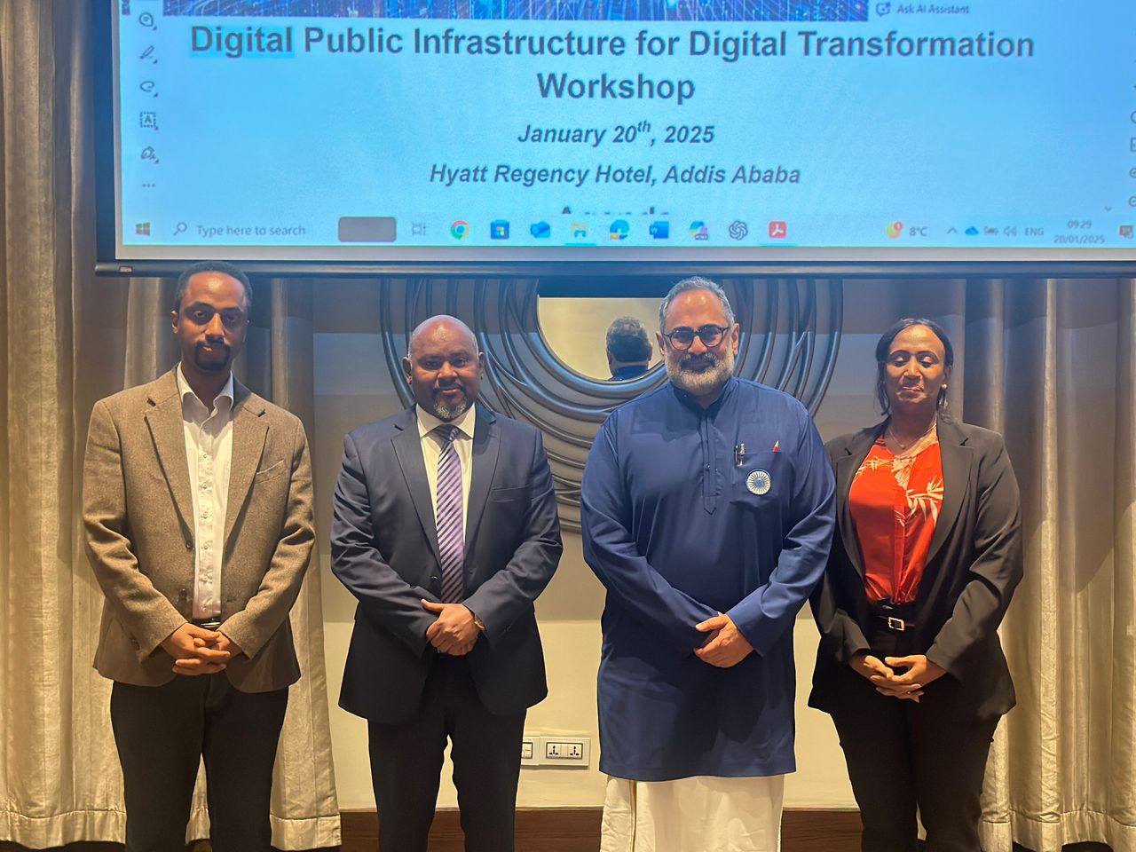 A workshop focused on digital public infrastructure was held.