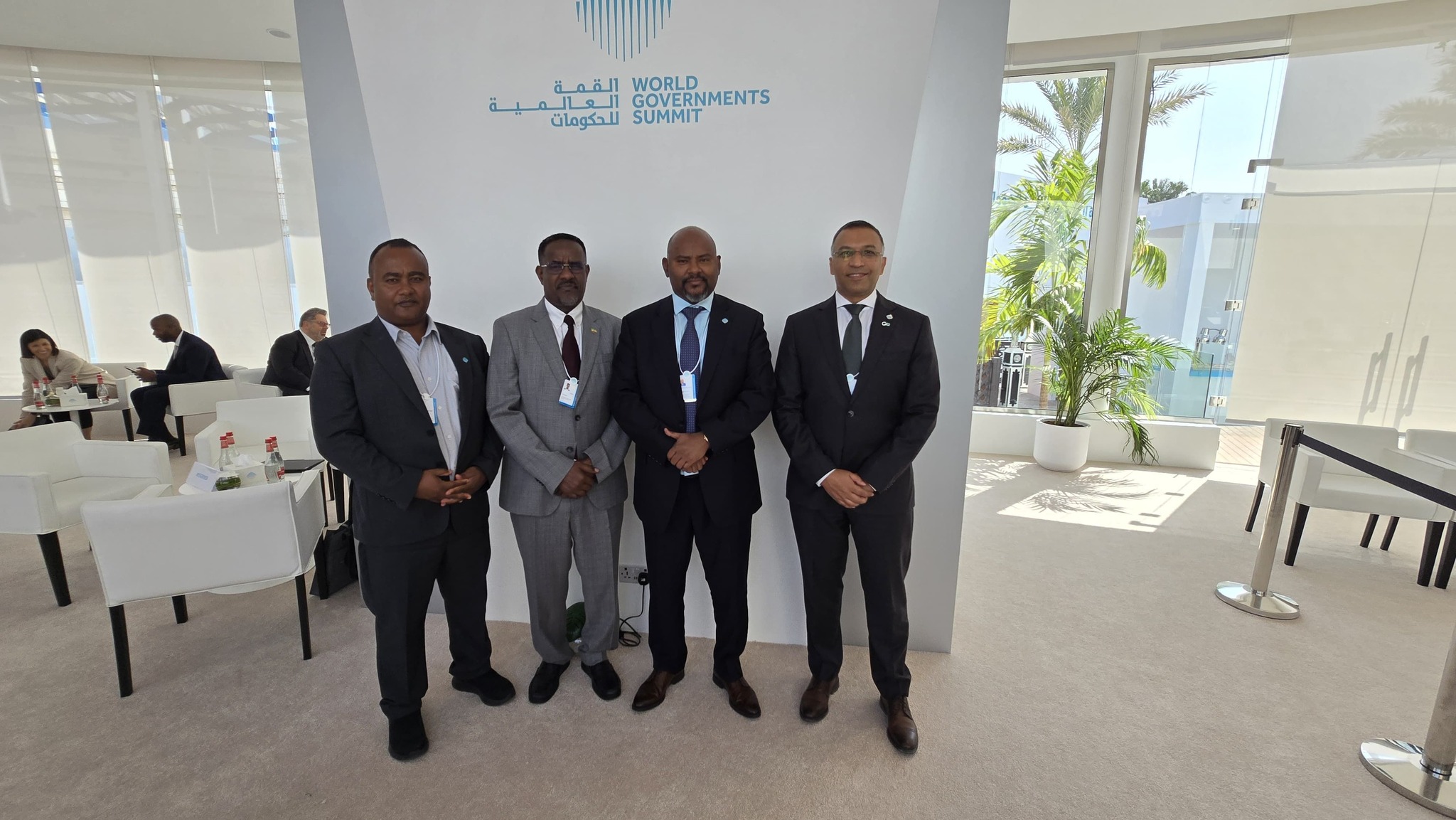 H.E Dr. Belete Molla, Minister of Innovation and Technology Federal Democratic Republic of Ethiopia, in the world government conference held in Dubai.
