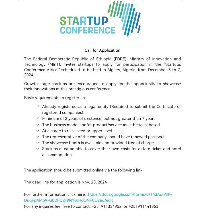 Call for Application