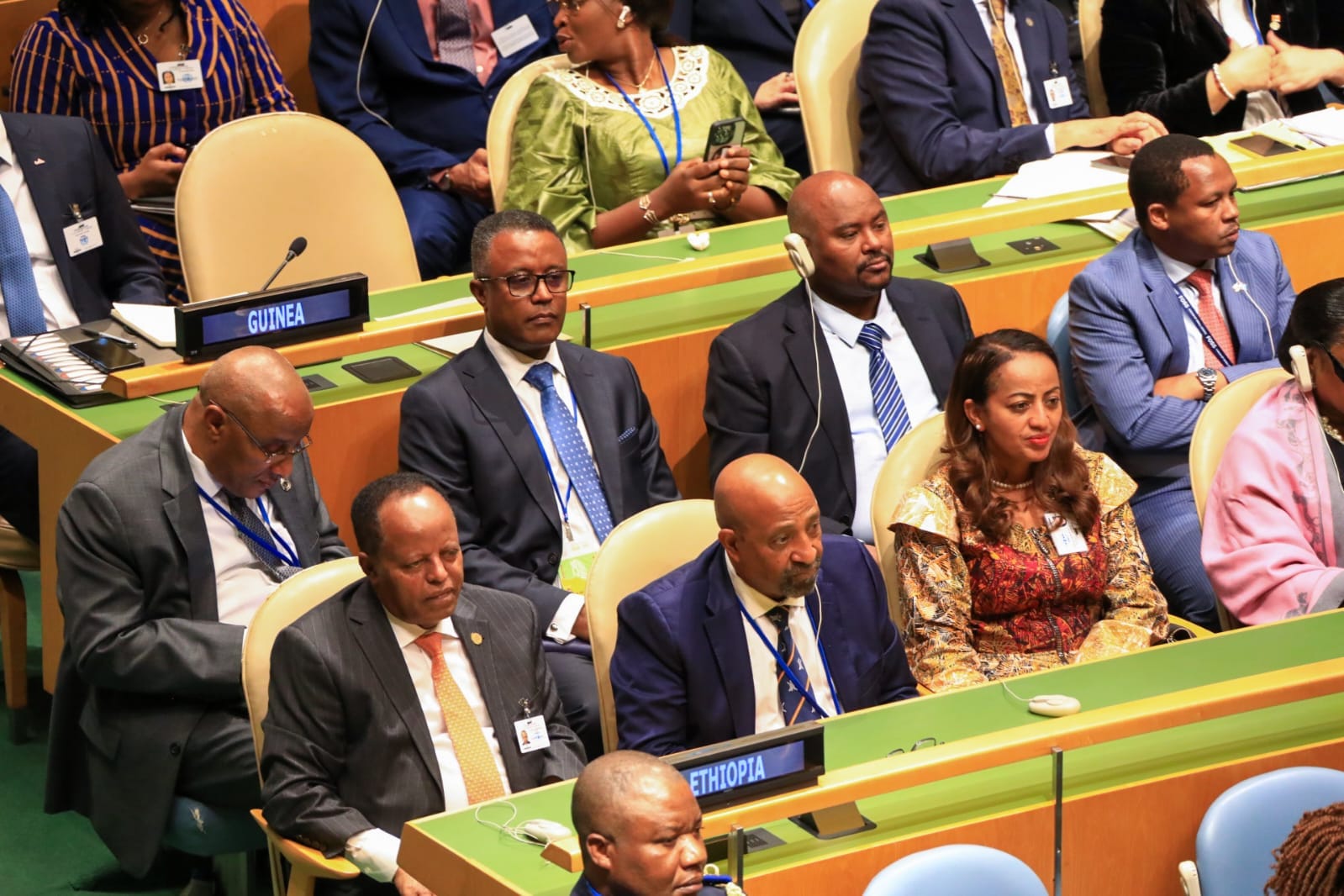 Ethiopia is participating in the United Nations General Assembly.