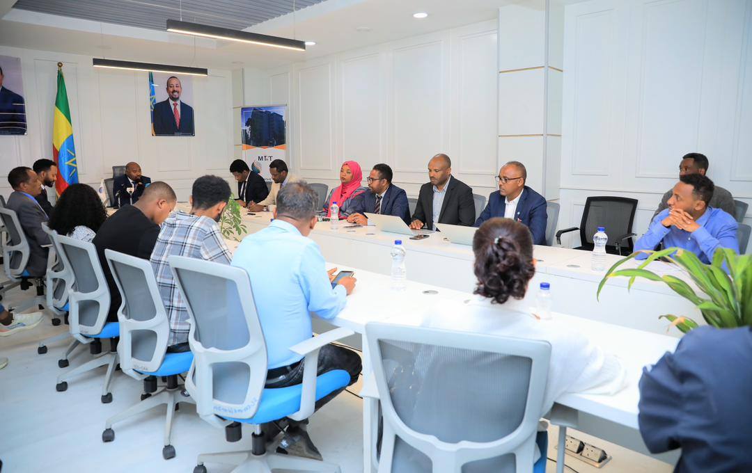 The Ministry briefing bout «Digital Ethiopia 2030».