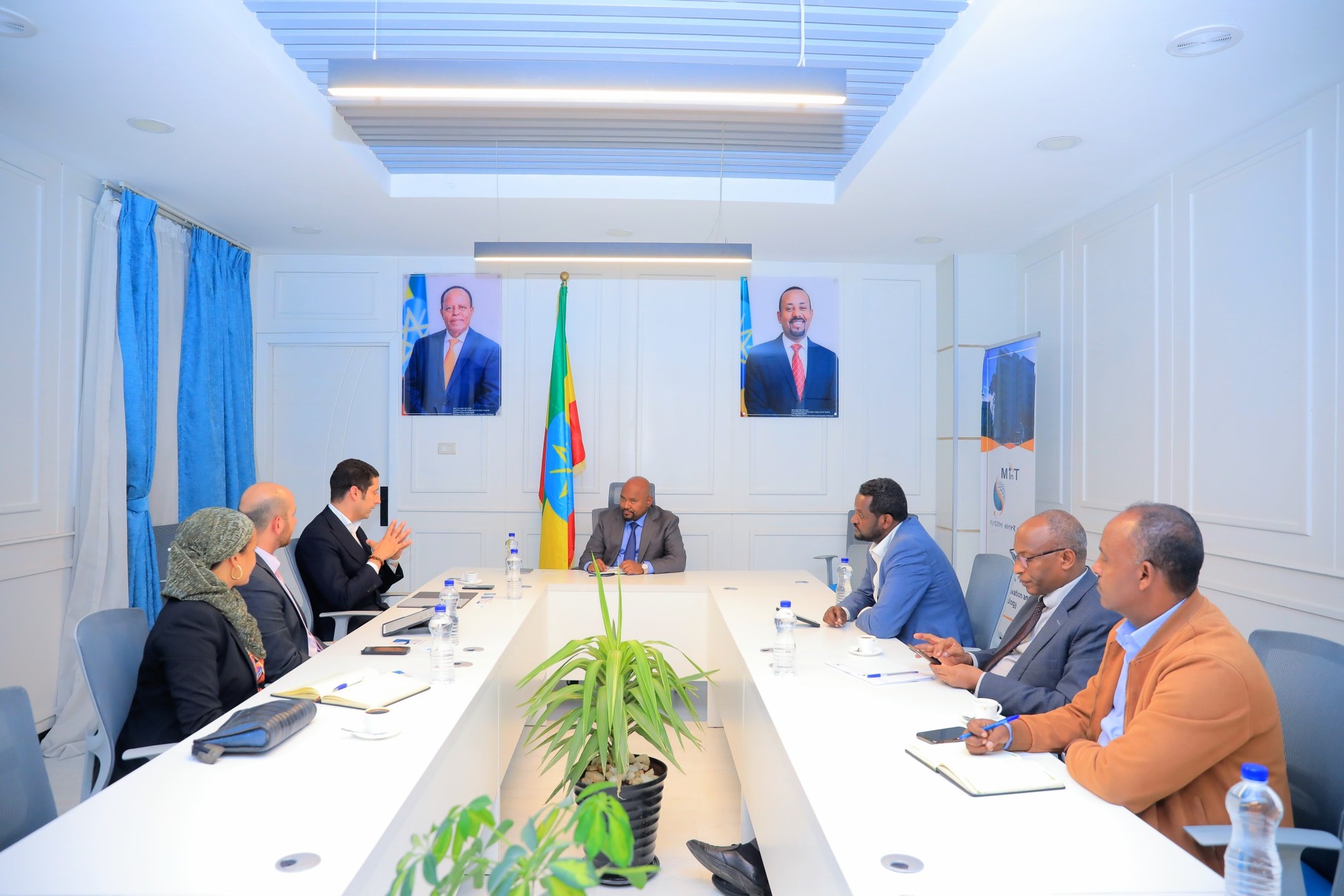 A delegation led by the Minister of Communication and Information Technology of Niger visited the Ethiopian Information Technology Park
