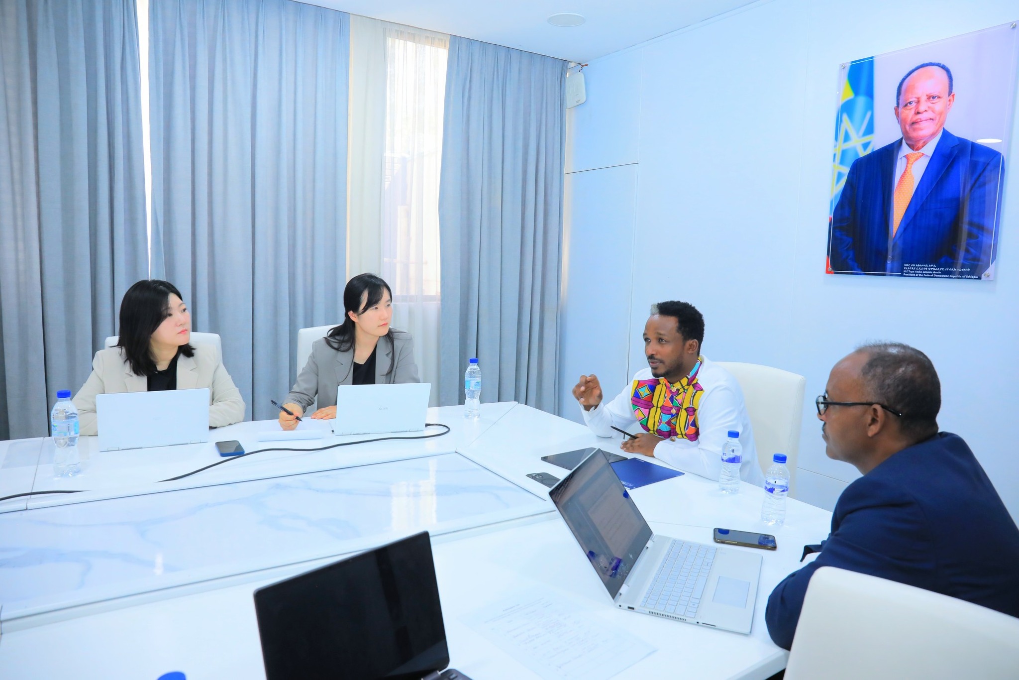 We are working on developing a system that enables us to implement and use the electronic commerce system at a higher level. Yishurun Alemayehu (Dr.)